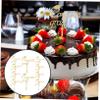 Alipis 10pcs Graduation Cake Decorations Fun Cupcake Toppers Picks for Graduation Parties Eye-catching to Celebrate Achievements view 2