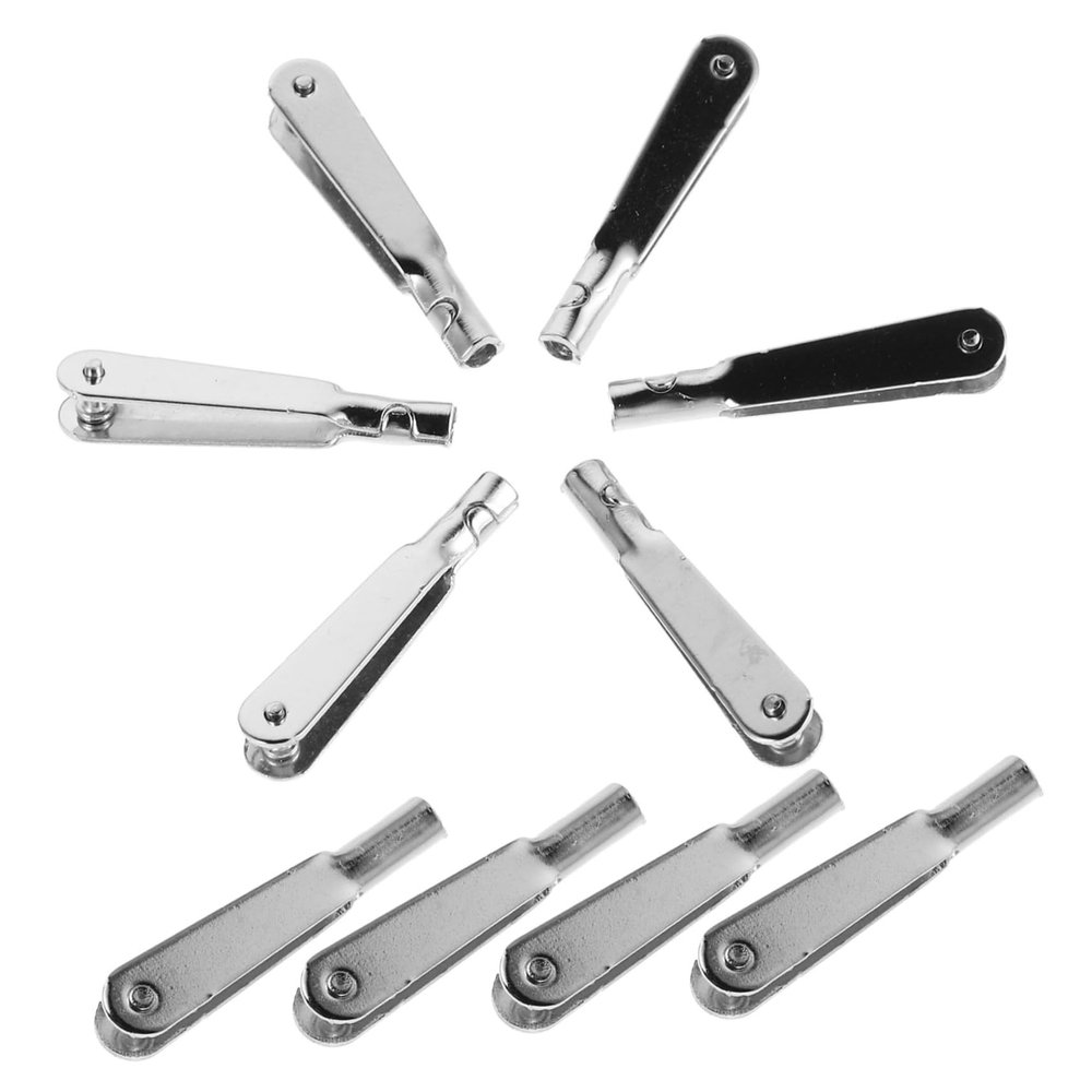 Yardwe 10pcs M2 Thread Metal Clips for RC Model Airplanes Sturdy Self-Locking Quick Links for Fixed Wing Aircraft Accessories