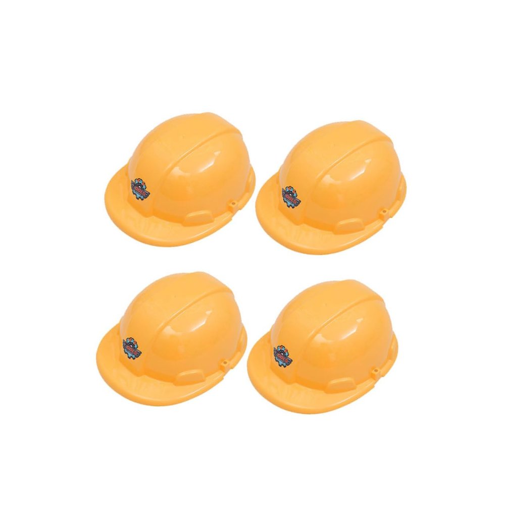 BESPORTBLE 4pcs Boys and Girls Simulation Safety Helmet Construction Toys Hard Hats for Boys Play Construction Hat
