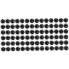 BESTonZON 100pcs Acrylic Dice Game Accessories Black Six-Sided Dice for Parties and Gatherings Fun Game Props for and Stylish Design