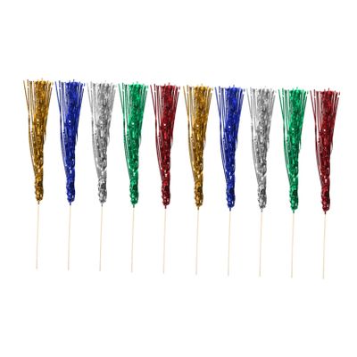 Baluue 10pcs Led Wands for Weddings Fairy Sticks Streamers for Parties Glow Sticks Decorations for Send Off Celebrations Party Props