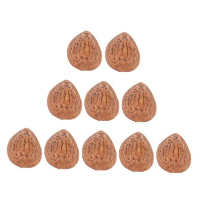 Toddmomy 30pcs Lifelike Faux Almonds for Home Decor Decorative Almond Models for Photography Props Realistic Artificial Nuts for Creative Crafts and Unique Displays