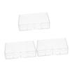 BESTonZON 3pcs Professional Poker Chip Case Multi-grid Storage Box for Chips Portable Organizer view 1