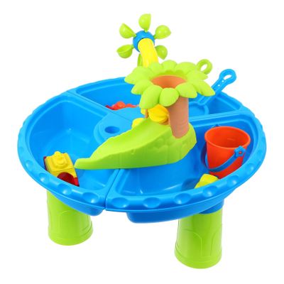 Kisangel 1set Assorted Color Boy Girl Beach Table Sand for Outdoor Plaything for Boy Girl Safe and Lightweight