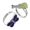 Ipetboom 2pcs Adjustable Changing Mood Rings for Boys and Girls Fun Dragonfly and for Halloween Birthday Parties and Everyday Wear view 1
