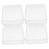 Angoily 4pcs Storage Boxes Holder Capsules for Collectors Dust Cases for Commemorative for Exhibitions and Organization view 1