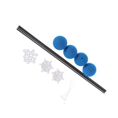 BCOATH 4pieces Training Gear Kit Set for Rc Helicopter Blue Crash Training System for Beginners and Experts Lightweight Sponge Design Easy to Install Prevents Damage