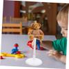 Alipis Doll Stand The Movie Doll s Figure Stand Displaying Support Racks Support Holders Simple Rack Storage Frame Plastic White view 2