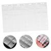 Angoily 10sheets Binder Inserts for Collectors Storage Pages Pockets Easy to Install for Currency Stamps Storage view 2