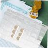 Angoily 10sheets Binder Inserts for Collectors Storage Pages Pockets Easy to Install for Currency Stamps Storage view 4