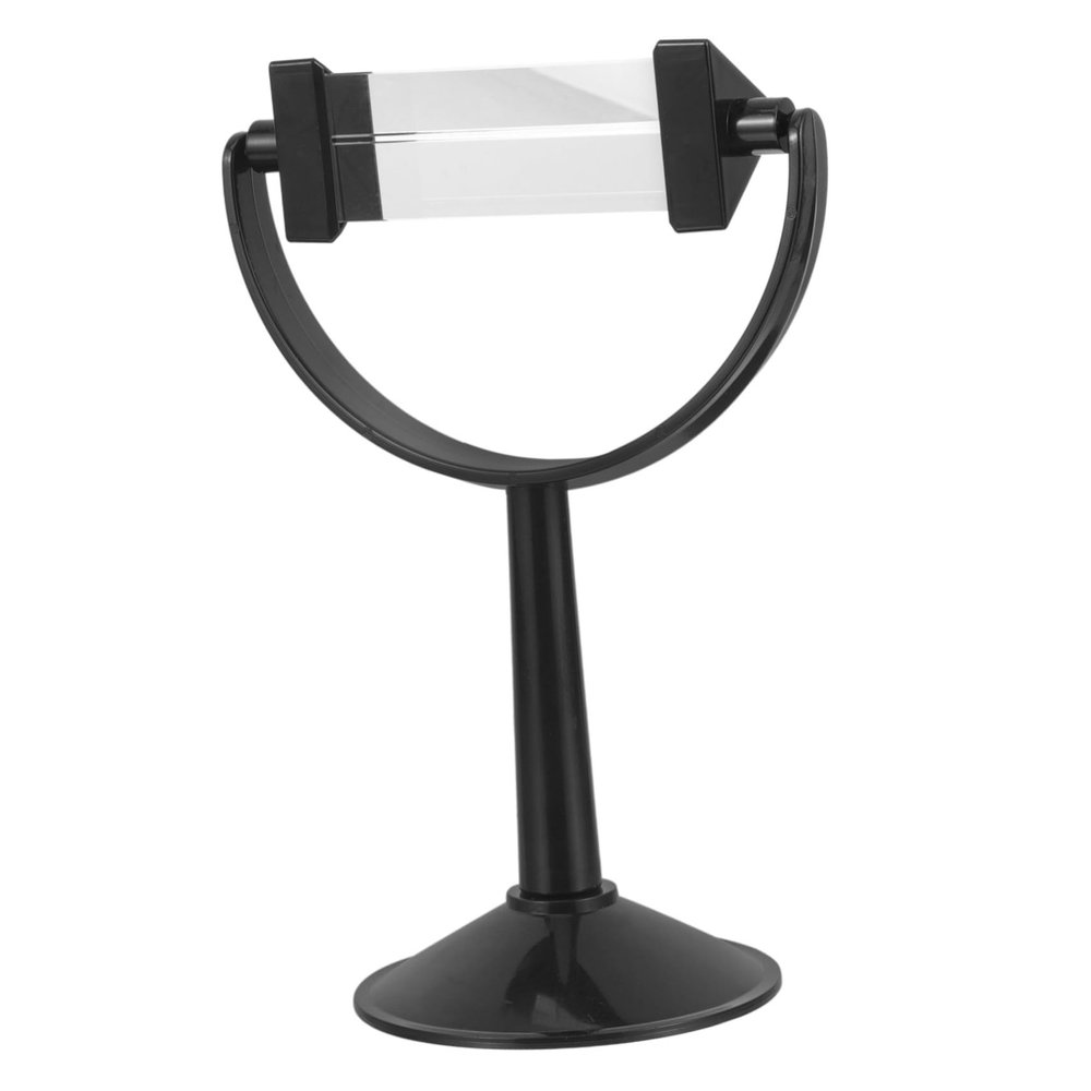 Alipis Triple Prism Light Refraction Experiment Glass Prism Stand Educational Tool for Physics