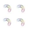 CHICAMPERA 40pcs Soft Comfortable Stretchy Rubber Wristbands Mens Bracelet Jelly Bracelets for Boys and Girls Elastic Bands view 1