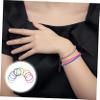 CHICAMPERA 40pcs Soft Comfortable Stretchy Rubber Wristbands Mens Bracelet Jelly Bracelets for Boys and Girls Elastic Bands view 4