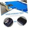 DECHOUS Poker Chip Tray for Table Poker Chip Holder Rack Tidy Organized Gaming Experience view 3