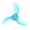 2Pairs Fit for Tinywhoop FPV Drone Accessories SZ1218 PC Propeller(2 Pairs Clear Grey) view 3