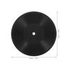 TOPPERFUN 12Pcs Dollhouse Miniature Records, 1.57in Mini Vinyl Record Tiny Music Room Furniture Model, Black Micro Landscape Cake Topper Decor view 2