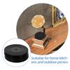 TOPPERFUN 12Pcs Dollhouse Miniature Records, 1.57in Mini Vinyl Record Tiny Music Room Furniture Model, Black Micro Landscape Cake Topper Decor view 4