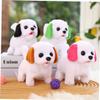 Gatuida 1pc Plush Electric Dog Toy Interactive Tail Wagging Boy Girl Plaything Cute Barking Sound for Desktop Decoration and Fun for Boys and Girls Ears Batteries Not Included view 4