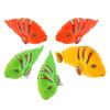 LALADEFIEE 5pcs Wind Up Fish for Interactive Cartoon Fish Clockwork for Fun Playtime and Parties Lightweight Safe Material Enhances Hand Eye Coordination view 1