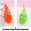 LALADEFIEE 5pcs Wind Up Fish for Interactive Cartoon Fish Clockwork for Fun Playtime and Parties Lightweight Safe Material Enhances Hand Eye Coordination view 3