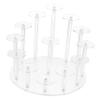 Alipis Acrylic Jewelry Display Rack Transparent Organizer Stand for Earrings Rings Action Figures and Collectibles Versatile Desktop Storage view 1