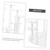 Alipis Acrylic Jewelry Display Rack Transparent Organizer Stand for Earrings Rings Action Figures and Collectibles Versatile Desktop Storage view 3