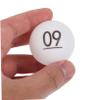 Garneck 50pcs Raffle Drawing Balls Numbered Raffle Game Balls for Bingo Seamless Plastic for Home Party view 3