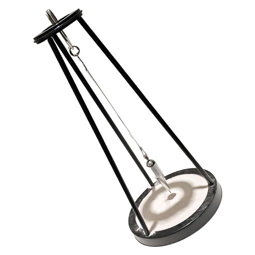 Yardwe Desktop Art Decor Creative Pendulum Sand Plate Newton's Physics Toy Magnetic Sand for Boys and Girls Living Decor Office