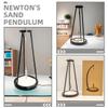 Yardwe Desktop Art Decor Creative Pendulum Sand Plate Newton's Physics Toy Magnetic Sand for Boys and Girls Living Decor Office view 3