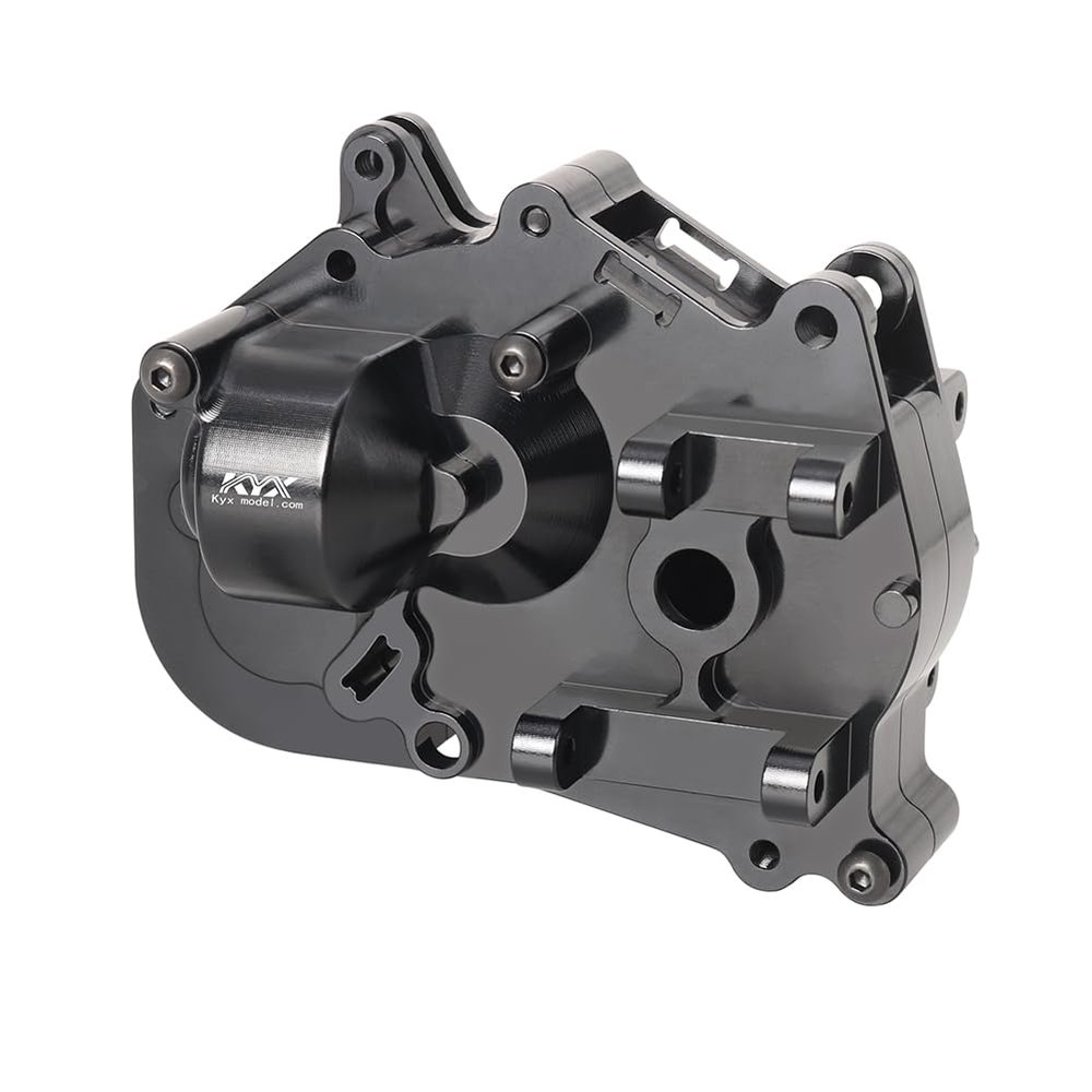 KYX Racing Aluminum Rear Transmission Housing Upgrades Accessories for 1/10 RC Crawler Car Tamiya Hotshot II