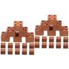 JOINPAYA 40pcs Miniature Brick Simulation Models for Boy Girl Landscaping for Garden and House Decor Non- Half Bricks for Creative Projects view 1