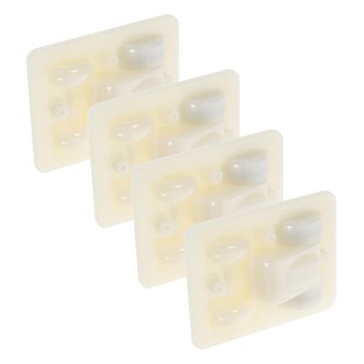 Milisten 4pcs Friction Car Base for DIY Toy Cars Pull Back Parts Blank Base Toy Parts Bulk