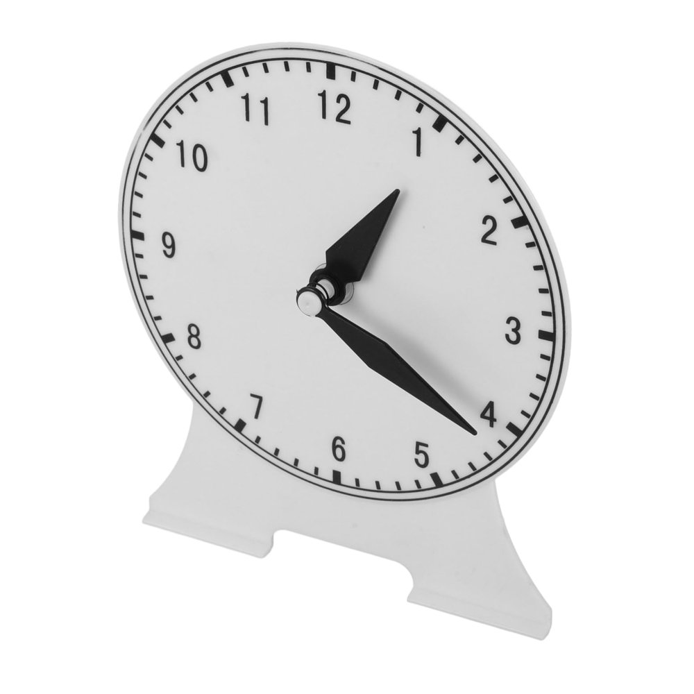 CHICAMPERA 1pc Clock Teaching Model Learn to Read Clock for Early Learning Non-Ticking Two- Educational Toy for Boys and Girls for Home and Classroom Use