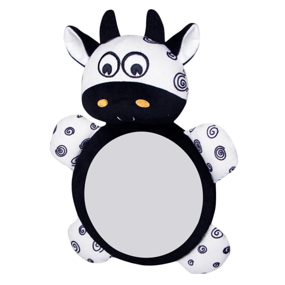 DECHOUS Car Mirror Wide Angle Rear View Mirror for Safe Monitoring Cartoon Design for Boy Girl Easy Installation for Car Seats and Rear Facing Travel