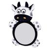 DECHOUS Car Mirror Wide Angle Rear View Mirror for Safe Monitoring Cartoon Design for Boy Girl Easy Installation for Car Seats and Rear Facing Travel view 1