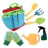 Mikikit 1set Boy Girl Gardening Tools Outdoor Planting Kit Shovel and Rake for Boy Girl Gardening Play and Backyard Activities view 1