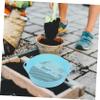 TOYANDONA 2pcs Manual Soil Sieve Mesh Sifting Pans for Soil Rocks Multi-use Gardening Sieve Tool view 4