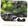 TOYANDONA 1set Crawler Tank Tracks Kit with Rubber Drive Wheels for Remote Control Tank Model Assembly and Repair for Tank Building Blocks and Accessories view 3