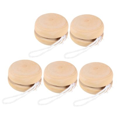 Veemoon Yo-yo Party Favors Boys and Girls Creative Wooden Graffiti Balls Hand Painted Toys
