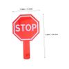 Angoily 2pcs Double-Sided Traffic Signs Ergonomic Handle for Boys and Girls Signs for Classroom Safety and Street Traffic Education view 2
