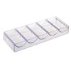 DECHOUS Lightweight Poker Chip Organizer Poker Rack Containers Chip Box Storage Plate view 1