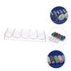 DECHOUS Lightweight Poker Chip Organizer Poker Rack Containers Chip Box Storage Plate view 2