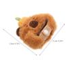 BESTYASH Cute Plush Guinea Pig Doll Hat Soft Comfortable Cartoon Animal Headgear for Dolls Plush Fancy Dress Cap Doll Clothing Accessory for Imaginative Play and Versatile Use view 2