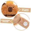 BESTYASH Cute Plush Guinea Pig Doll Hat Soft Comfortable Cartoon Animal Headgear for Dolls Plush Fancy Dress Cap Doll Clothing Accessory for Imaginative Play and Versatile Use view 3
