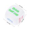 TOYANDONA 6pcs Acrylic Drinking Dice for Bachelorette Party Activity Easy to and Family Gatherings Unique Party Favor view 2