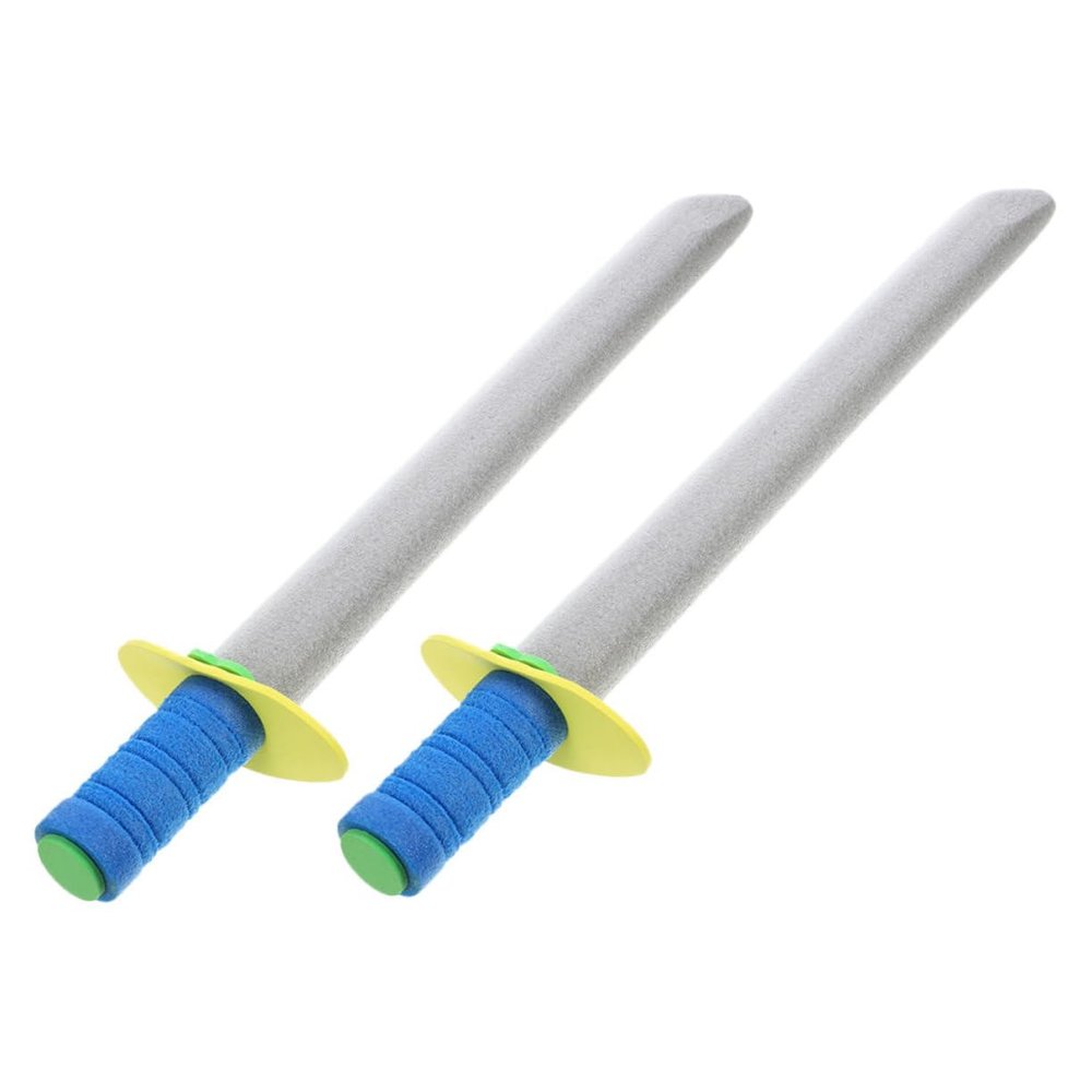 Happyyami 2pcs Foam Sword Plaything for Fencing Training Lightweight and Safe Sparring Props for Boys and Girls for Parties and Interactive Sports Activities