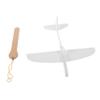 BESTonZON Airplane Flying Toys Paintable White Foam Glider Plane for Outdoor Fun Easy to Fly for Beginners Stylish Design for view 1