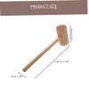 Garneck 8pcs Wooden Hammers for Easter Eggs Kitchen Meat Tenderizer Ergonomic Crab Hammer Educational Toy for Boy Girl Hand-Eye Coordination Development view 2