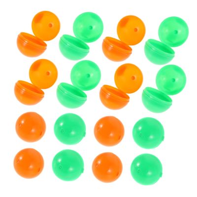 LABRIMP 25pcs Decorative Orbs Plastic Balls Hollow Design Replacement Bingo Balls for Fair Draws in School Company and Events