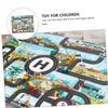 Garneck 1set Cognitive Traffic Game Mat for Boys and Girls Play Rug Engaging Traffic Signs for Indoor Playtime Family Games and Encouraging Imagination view 3